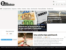 Tablet Screenshot of bloginteriorismo.com